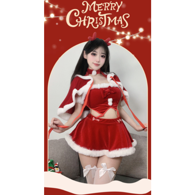 Cosplay Costumes de Noël, uniformes de boîte denuit sexy, Nouvel An\\Les ensembles séduisants, purs et innocents \\\"Pas besoin de décoller\\\"Tenues passionnées de lapin: 291+250 Prix:$169.99