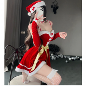 Costumes de Noël, robes de cosplay de Noël, rennes-Ensembles de costumes de performance de scène de Noël sur le thème, uniformes de femme de chambre de Noël 141 Prix:$132.99